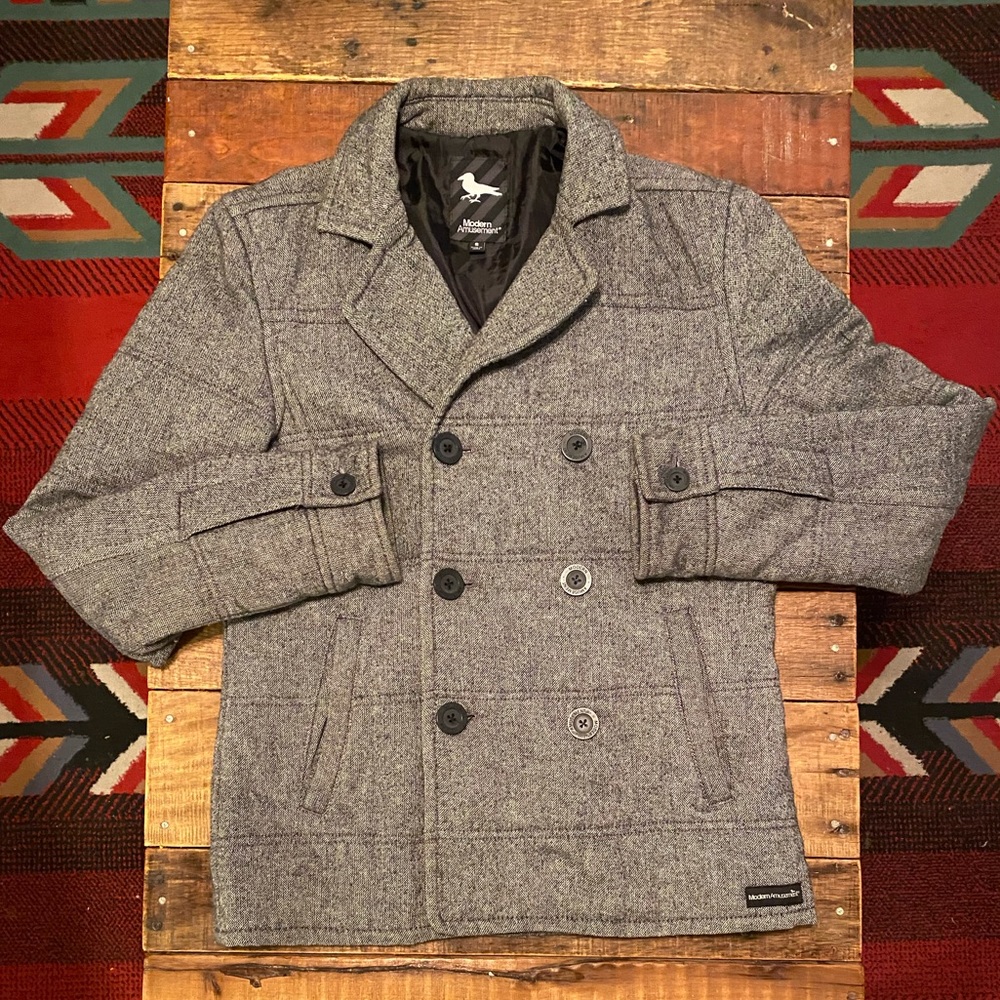 Double breasted peacoat